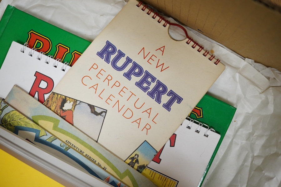 Rupert - Miscellany: Stewart's The Rupert Bear Dossier (1997); Beck's The New Rupert Index (editions 1991 and 2001); Nutwood Newsletter, nos. 20-23 (1996-97), 40-43 (2001-02), 50-53 (2003-04); A New Rupert Perpetual Cale